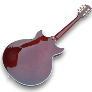 Custom Made Sunburst Johnny A Style Hollowbody Flame Maple Top 6 Strings Electric Guitar - Image 12