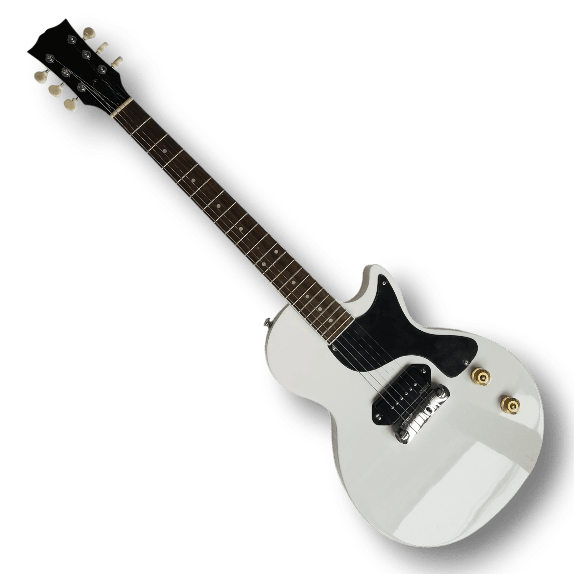 Custom Made P90 Billie Joe Armstrong Style White 6 Strings Electric Guitar - Image 2