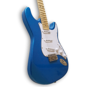 Custom Made Maple Scalloped Fretboard Blue Marlin Strat Style 6 Strings Electric Guitar - Image 4
