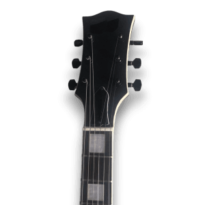 Custom Mad Natural Wood F-Hole Acoustic Guitar - Image 3