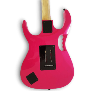 Custom Made Steve Vai Style Style Shocking Pink Disappearing Pyramid Inlays 6 Strings Electric Guitar - Image 9
