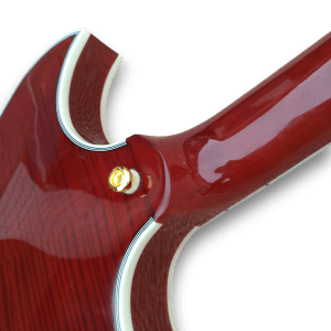 Custom Made Sunburst Johnny A Style Hollowbody Flame Maple Top 6 Strings Electric Guitar - Image 15