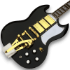 Custom Made Black Beauty SG Style Tremolo 6 Strings Electric Guitar