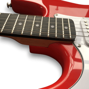 Custom Made Red Strat Style Left Handed 6 Strings Electric Guitar - Image 5
