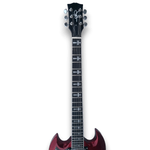 Custom Made Cherry Vintage Tony Iommi SG Style Left Handed 6 Strings Electric Guitar - Image 5