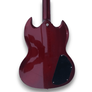 Custom Made Cherry Vintage Tony Iommi SG Style Left Handed 6 Strings Electric Guitar - Image 8