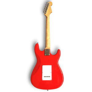 Custom Made Red Strat Style Left Handed 6 Strings Electric Guitar - Image 6