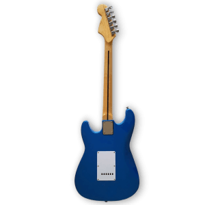 Custom Made Maple Scalloped Fretboard Blue Marlin Strat Style 6 Strings Electric Guitar - Image 9