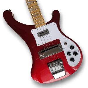 Custom Made Bass Ruby Pearlstars 4003 Style 4 Strings Electric Bass - Image 3