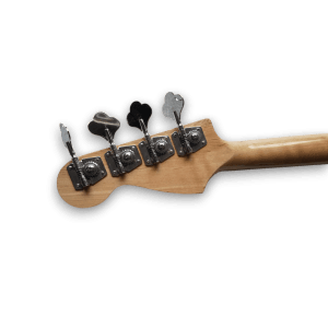 Custom Made Red Mark Hoppus White Pearloid Pickguard Jazz Style 4 Strings Electric Bass - Image 11